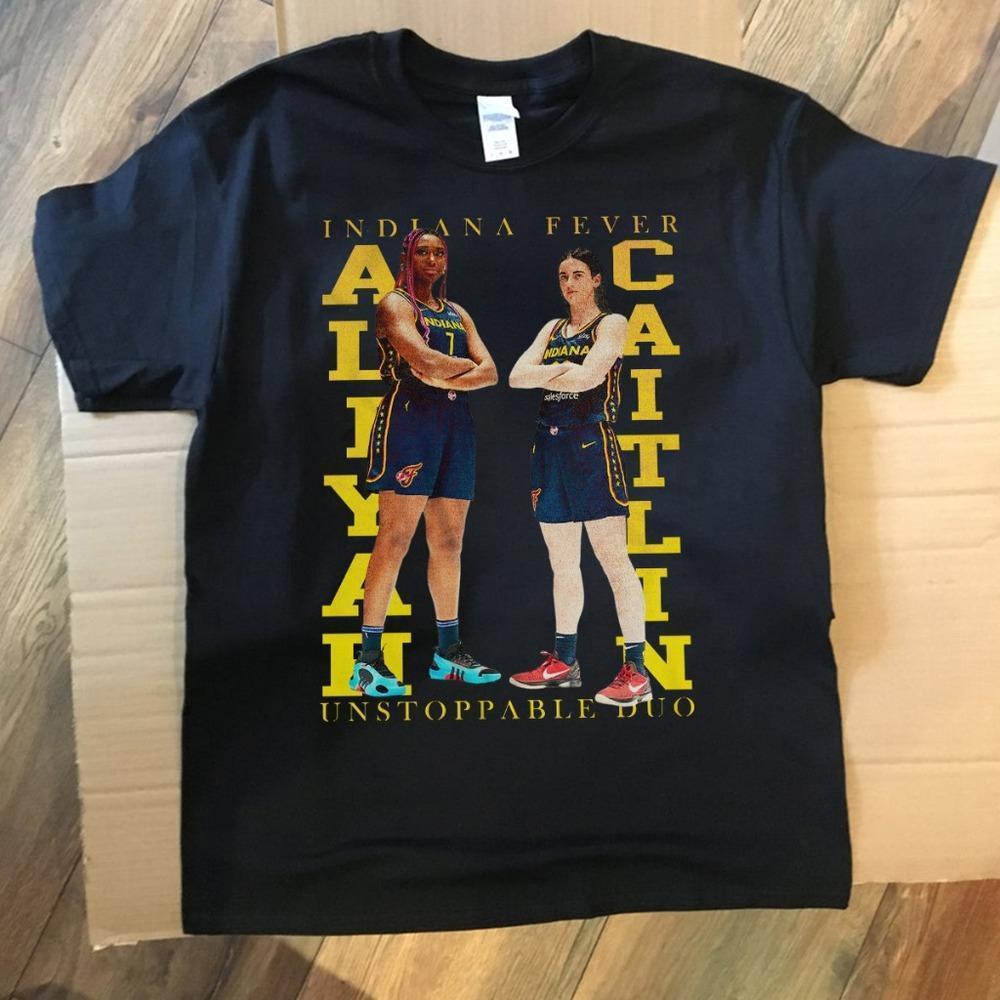Caitlin And Aliyah Indiana Fever - Wnba T-Shirt